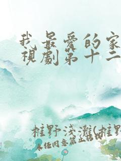 我最爱的家人电视剧第十二集 我最爱的家人电视剧第十二集