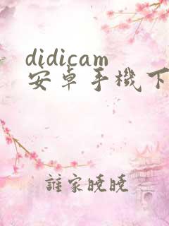 didicam安卓手机下载