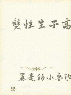 双性生子高干文