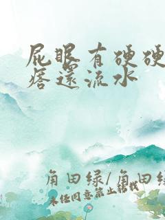 屁眼有硬硬的疙瘩还流水