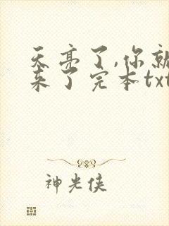 天亮了,你就回来了完本txt下载