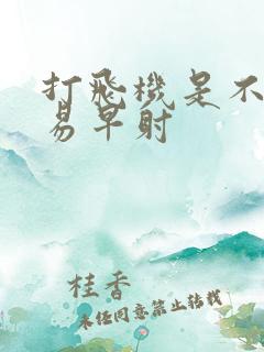 打飞机是不是容易早射