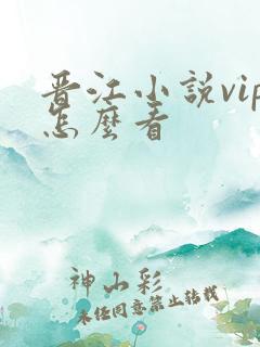 晋江小说vip怎么看