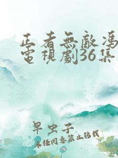 正者无敌冯天魁电视剧36集免费观看
