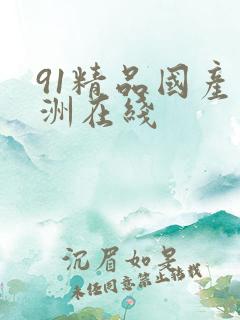 91精品国产亚洲在线