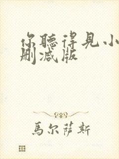 你听得见小说未删减版