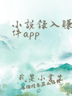 小说录入赚钱软件app