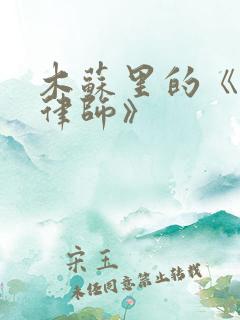 木苏里的《一级律师》
