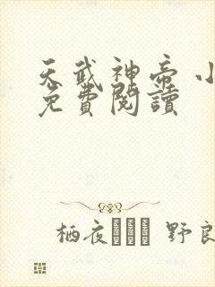天武神帝 小说免费阅读