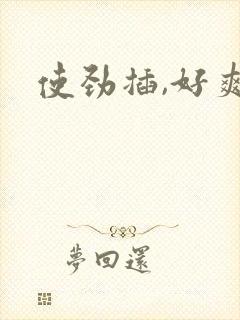 使劲插,好爽啊