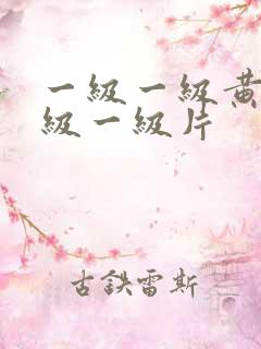 一级一级黄色一级一级片