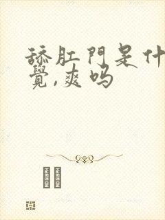 舔肛门是什么感觉,爽吗