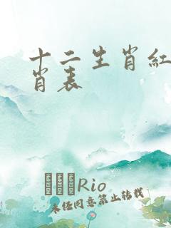 十二生肖红蓝绿肖表
