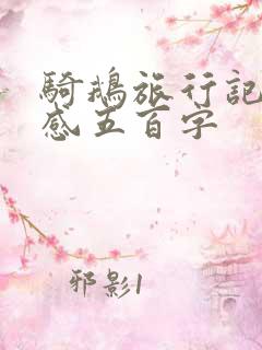 骑鹅旅行记读后感五百字