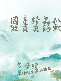 国产精品扒开腿做爽爽的软件