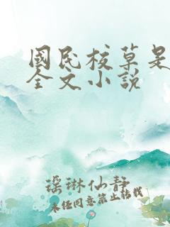 国民校草是女生全文小说