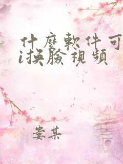 什么软件可以ai换脸视频
