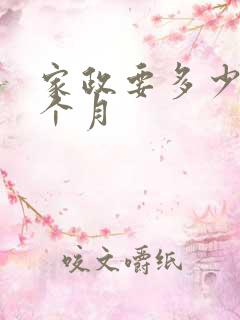 家政要多少钱一个月 家政要多少钱一个月