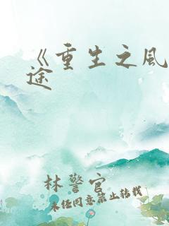 《重生之风流仕途