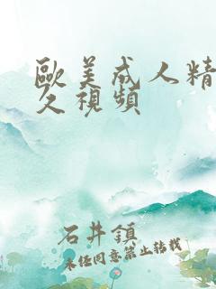 欧美成人精品久久视频