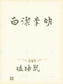 白洁李明