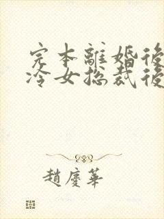 完本离婚后,高冷女总裁后悔