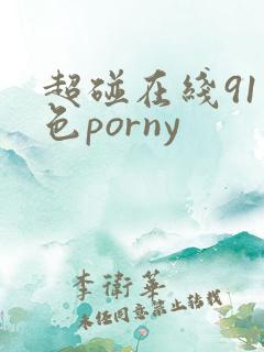 超碰在线91九色porny