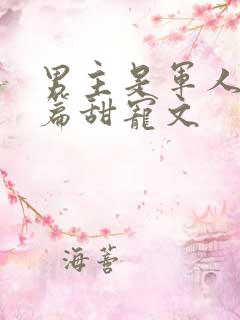 男主是军人的短篇甜宠文