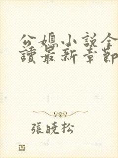 公媳小说全文阅读最新章节内容