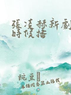 张凌赫新剧什么时候播