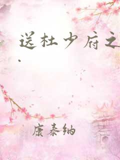 送杜少府之蜀州.