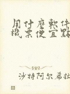 用什么软件买飞机票便宜点