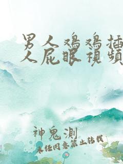 男人鸡鸡插进女人屁眼视频