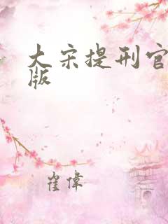 大宋提刑官完整版