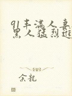 91丰满人妻被黑人猛烈进入