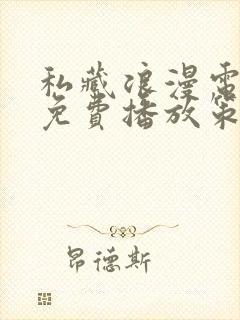 私藏浪漫电视剧免费播放策驰影院