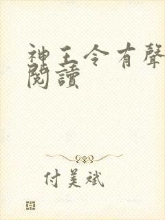 神王令有声小说阅读