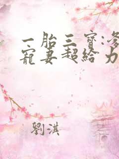 一胎三宝:爹地宠妻超给力