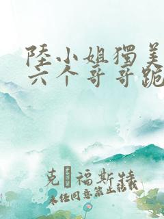 陆小姐独美后,六个哥哥跪求原谅小说