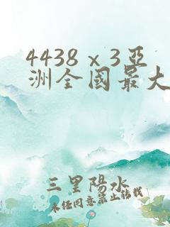 4438ⅹ3亚洲全国最大色