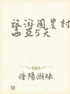 旅游团农村马来西亚5天