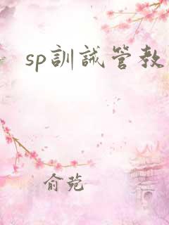 sp训诫管教文