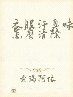 衣服汗臭味很重怎么清除