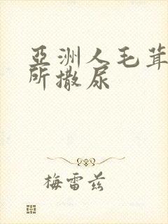 亚洲人毛茸茸厕所撒尿