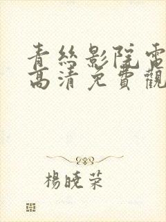 青丝影院电视剧高清免费观看