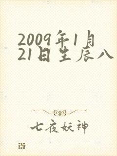 2009年1月21日生辰八字