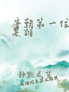 唐朝第一位皇帝是谁