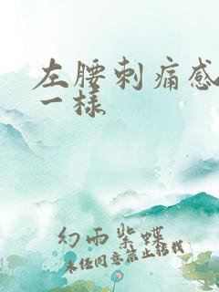 左腰刺痛感针扎一样