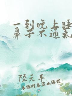 一到晚上睡觉就鼻子不通气什么原因