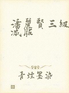 潘丽贤三级无删减版